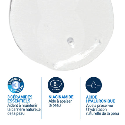 Cerave Gel Moussant Nettoyant Peau Normale à Grasse