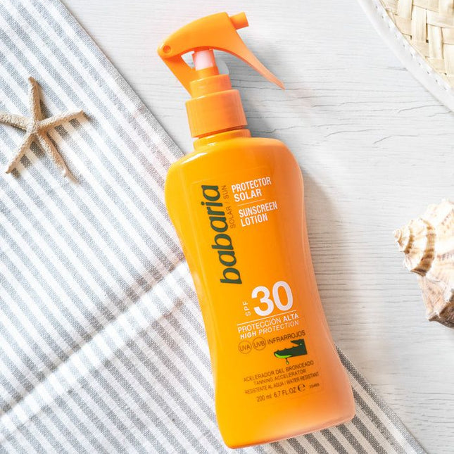 BABARIA Spray Lotion Solaire Aloe SPF -50 200 ml