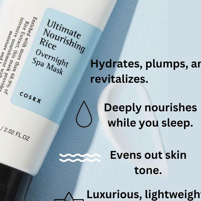COSRX Ultimate Nourishing Rice Overnight Spa Mask