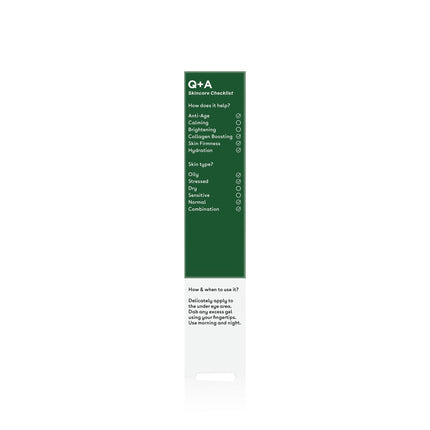 Q+A Seaweed Peptide Eye Gel