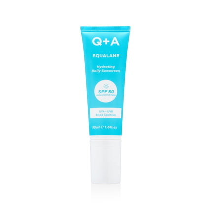 Q+A Squalane SPF 50 Crème Solaire Hydratante Quotidienne