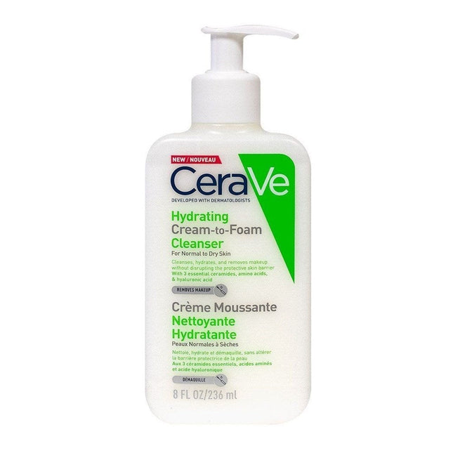 CeraVe Crème Moussante Nettoyante Hydratante 236ML