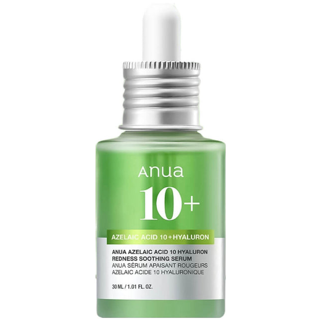 ANUA 10+AZELAIC ACID 10 HYALURON REDNESS SOOTHING SERUM 30 ML