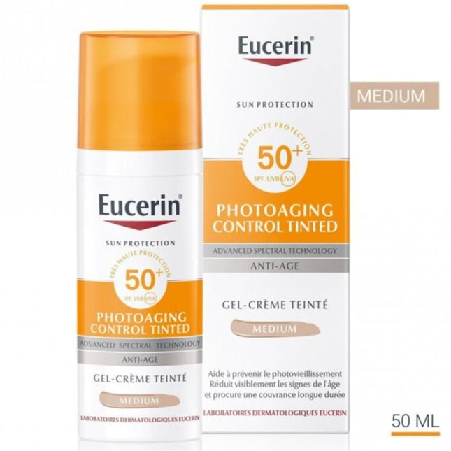 Eucerin – Photoaging Control Gel Crème Teintée SPF50+ – 50 ml
