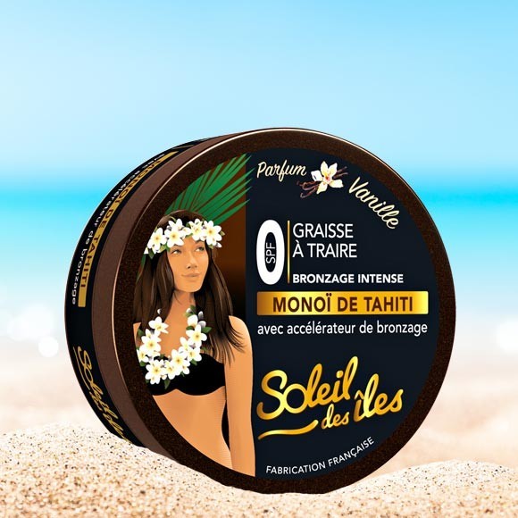 Graisse a traire Bronzage Intense SPF0 - Soleil des iles