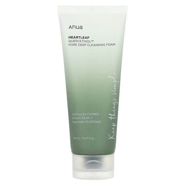 ANUA HEARTLEAF QUERCETINOL PORE DEEP CLEANSING FOAM
